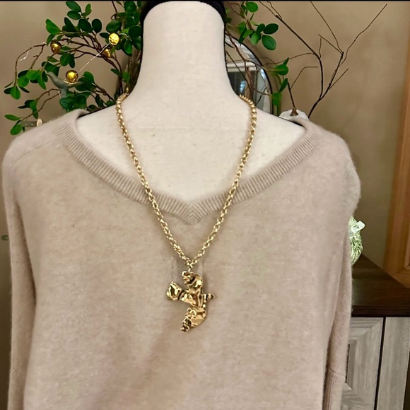 🌟 Free GIFT 🌟 NWT | Sézane x Pangea Bird Necklace - Picture 12 of 17